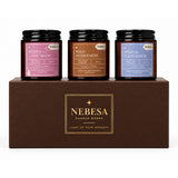 The Amber Glow Collection (Three 100gms Candles)